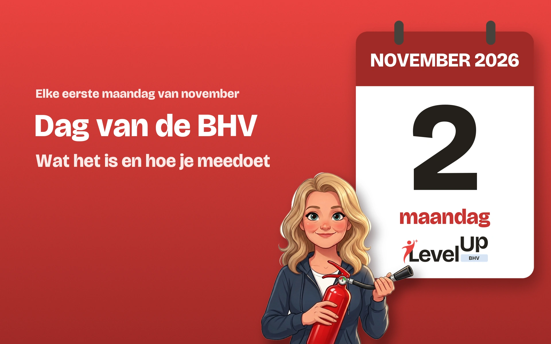 Dag van de BHV 2026: wat is het, wanneer is het en hoe doe je mee?